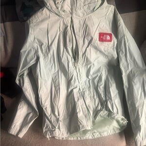 The North Face Light Green Windbreaker